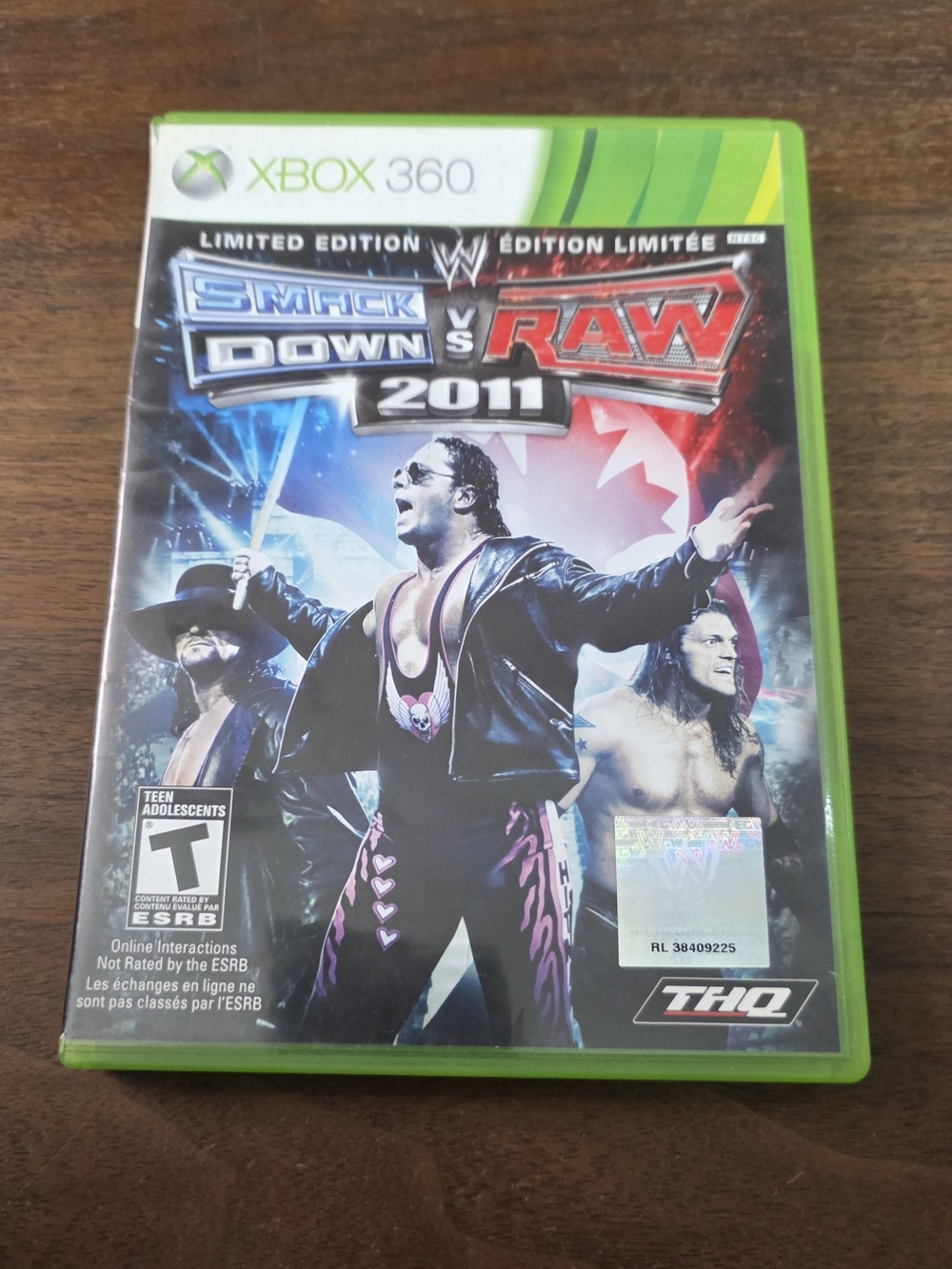 Xbox 360 WWE Smack Down Vs Raw 2011 Limited Edition Game